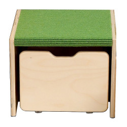 Pedana Quadrata con cassetto.