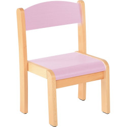 Sedia Faggio h26 Rosa.