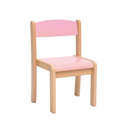 Sedia Faggio h31 Rosa