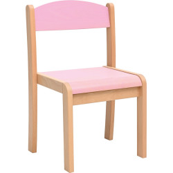 Sedia Faggio h35 Rosa