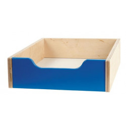 Contenitore legno piccolo - blu.