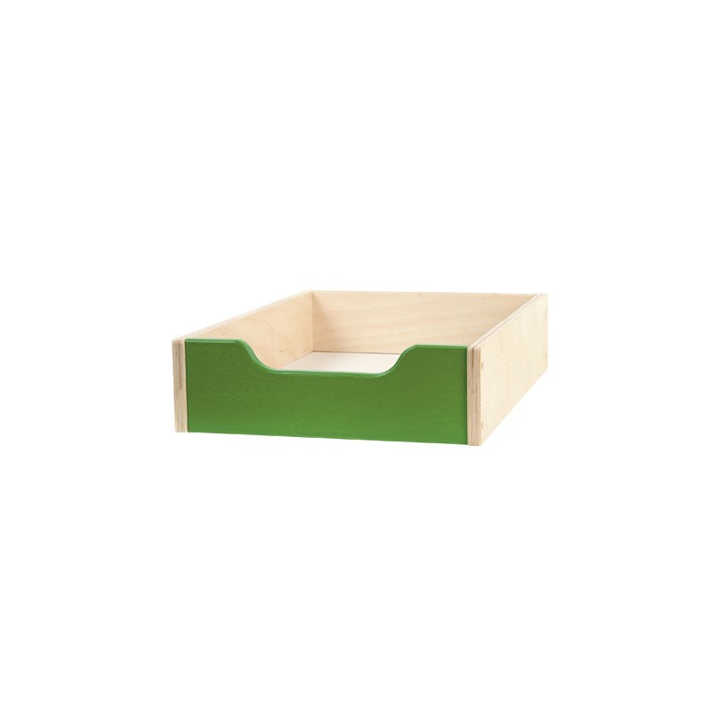 Contenitore legno piccolo - verde.