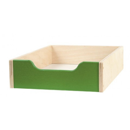 Contenitore legno piccolo - verde.