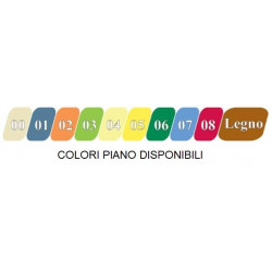 Tavolo Betulla rotondo piccolo, H 53.