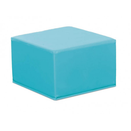 Pouf quadrato nido - azzurro.