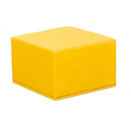 Pouf quadrato nido - giallo.