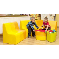 Pouf Infanzia blu.