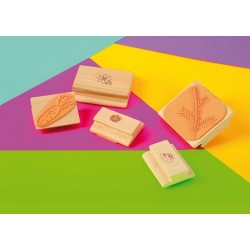 Timbri in legno - Animali, 12 pz.