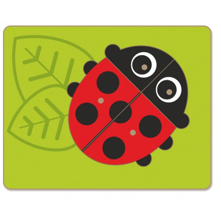 Incastri con pomolo - Coccinella.